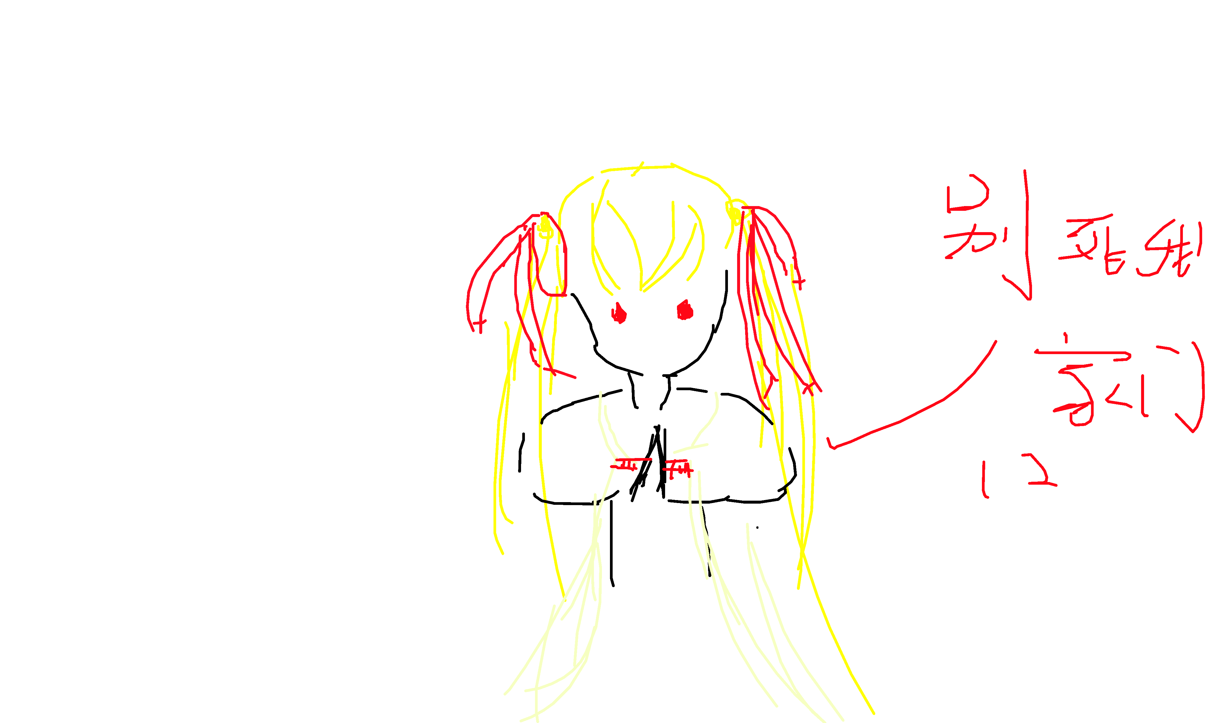 20_双马尾金毛美少女有个红色发带_by_粥群里的鱼
